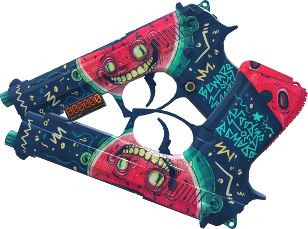 StatTrak™ Dual Berettas | Melondrama (Factory New)