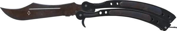 ★ StatTrak™ Butterfly Knife | Rust Coat (Battle-Scarred)