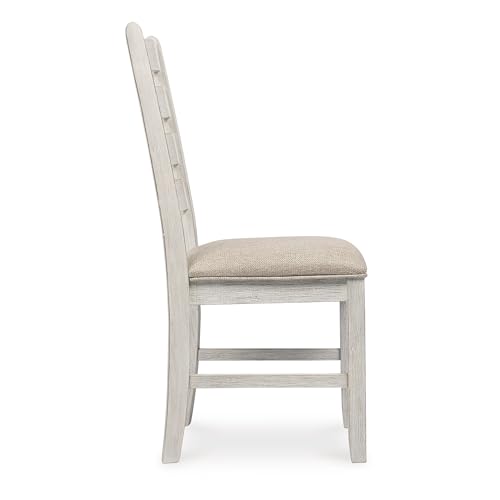 Skempton Modern Farmhouse Dining Room Chair, 2 Count, Whitewash