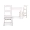 Wooden Table & Chairs - White