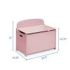 MySize Deluxe Toy Box, Dusty Rose