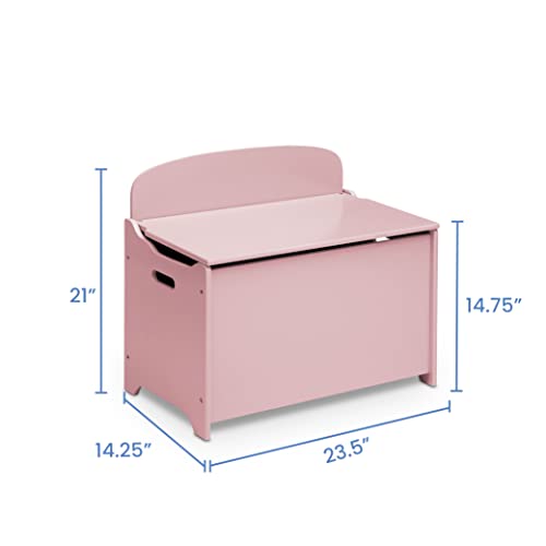 MySize Deluxe Toy Box, Dusty Rose