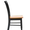 Shaker Chair, Black/Oak, Set of 2