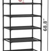 10 Tiers Shoe Rack 20-25 Pairs Sturdy Shoe Shelf