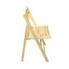 Wooden Folding Chairs 2-Pcs Set - Natural
