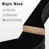 Solid Natural Wooden Suit Hangers Heavy Duty, 10/20 Pack Smooth Finish Coat Hangers with Non-slip Pant Bar, Precisely Cut
