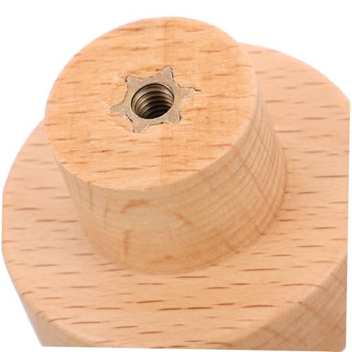 4Pcs Rustic Wooden Cabinet Handles Knobs for Dressers Wardrobes and Kitchen Cabinets Stylish Furniture Pulls for Home Decor Easy