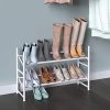 8111 Stack and Expand Shoe Rack, White