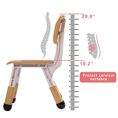 Adjustable Kid Chairs Indoor 3 Level Adjustable Suitable for Children Age 2-6. Maximum load-bearing 220LBS Suitable for Family