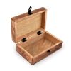 Handmade Wooden Jewellery Trinket Box Keepsake Storage Organizer with Hand Carved Celtic Design