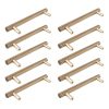 10Pcs Wood Drawer Pulls,5 inch Hole Center Pull Handles Wood,Wooden Handles for Dresser Drawers,Cabinets,Kitchen,Wardrobe