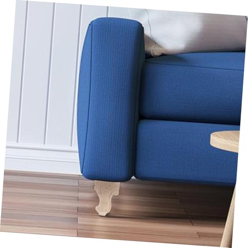 4Pcs Wooden Wardrobe Legs Unfinished Furniture Feet with Elegant European Carvings Easy Installation Solid Sofa Legs for Couch