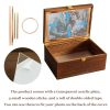 Large Tree of Life Wooden Keepsake Box - Elegant Vintage Jewelry Storage Box Durable Wooden Box for Storing Photos, Gifts,