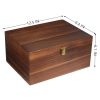 Large Wooden Keepsake Box - Wood Storage Box Decorative Boxes with Lid for Storing Keepsake Memory Gift, 12.5 IN Decorative