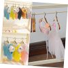 12pcs Wooden Mini Doll Clothes Hangers Doll Clothing Rack for Room Organization Natural for Daily Use and Replacement
