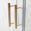 10Pcs Wood Drawer Pulls,5 inch Hole Center Pull Handles Wood,Wooden Handles for Dresser Drawers,Cabinets,Kitchen,Wardrobe