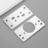 Cabinet Hinges Repair Plate, Stainless Steel Brackets Kit, Kitchen Cupboard Door Mending Mount Replacement Plates Includes