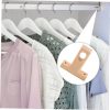 Wooden Ceiling Mount Closet Rod Holder Sturdy Wood Pole Bracket for Wardrobe and Closet Poles Easy Install with Smooth Surface