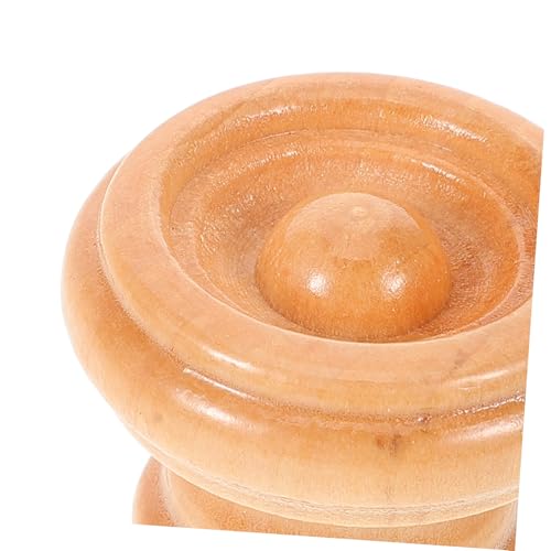 12Sets Wooden Drawer Knobs Single Hole Mushroom Cabinet Pulls for Kitchen and Wardrobe Furniture Ergonomic Design for Easy DIY