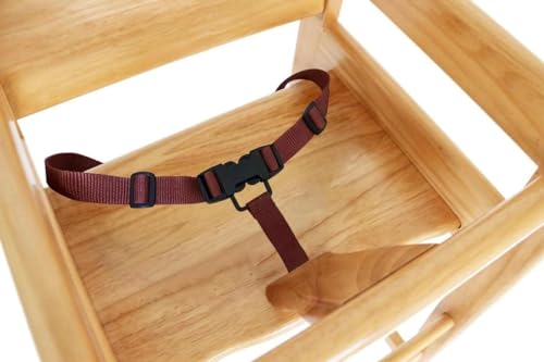 Wooden High Chair for Baby & Toddler – Restaurant-Style Stackable HighChair with Commercial Grade Solid Wood for Dining Table &