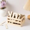 Set of 3 Rustic Wooden Nesting Crates with Handles, Decorative Wood Crates, Crate Box Wooden Storage Box for Kitchen, Office,