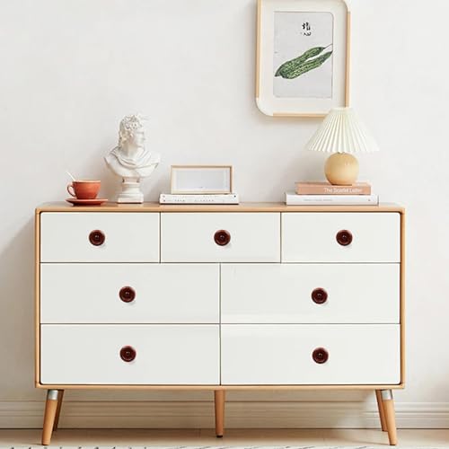 12Pcs 1.5" Round Wooden Drawer Knobs, Finished Mushroom Shape Cabinet Pulls Handles, Natural Wood Dresser Knobs for Kitchen