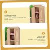 Dollhouse Miniatures Wooden Miniature Wardrobe Carving Boys and Girls Room Decor