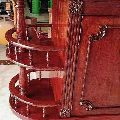 4PCS Wood Appliques Onlays Checkered Wood Carved Applique Decal for Cabinet Bed Fireplace Door Wardrobe Furniture