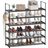 6 Tier Shoe Rack, Shoe Rack for Closet, Shoe Organizer for Entryway, Shoe Storage for Front Door Entrance & Entryway, Large Shoe