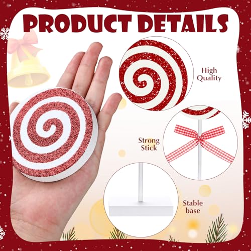 6 Pcs Halloween Christmas Table Decorations Wooden Ghost Candy Tiered Table Signtray Decor Rustic Holiday Tabletop Centerpiece