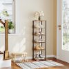 Vertical Shoe Rack, 6-Tier Narrow Shoe Shelf, Shoe Storage Organizer for Small Space, 11" L x 11" W x 39.5" H, Closet, Entryway,