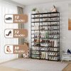 Shoe Rack Large Capacity 72 Pairs Tall Shoe Shelf, 3 Row 12 Tiers Sturdy Metal Shoe Organizer for Entryway, Closet, Bedroom,