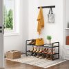 Shoe Rack - Expandable Shoe Organizer for Closet, Adjustable Metal Shoe Shelf Storage, 2 Tier Stackable Long Shoe Stand Holder