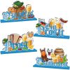 4Pcs Oktoberfest Decorations Table Wooden Centerpiece Ein Prosit October Festival Decorations Bavarian German Beer Festival
