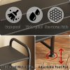 Shoe Rack 3 Tier Long Storage Organizer Wide Metal Shoe Shelf for Closet Entryway Black