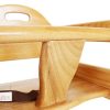 Wooden High Chair for Baby & Toddler – Restaurant-Style Stackable HighChair with Commercial Grade Solid Wood for Dining Table &