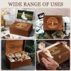 Large Tree of Life Wooden Keepsake Box - Elegant Vintage Jewelry Storage Box Durable Wooden Box for Storing Photos, Gifts,